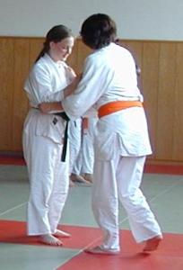 [Foto: Judo-Training (Standtechniken)]