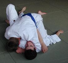 [Foto:
Judo-Haltegriff:
Kata Osae Gatame
]