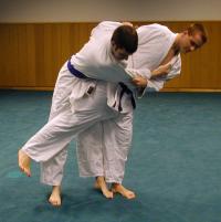 [Foto:
Judo-Wurf:
Ashi Guruma
]