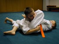 [Foto:
Judo-Würgegriff:
Kensui Jime
]